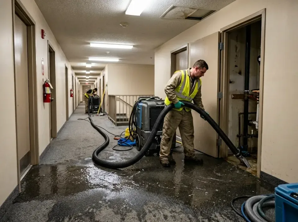 multi-unit-apartment-hallway-f-005 — frequently asked questions, Emergency Burst Pipe Water Extraction & Removal in Bath, ME